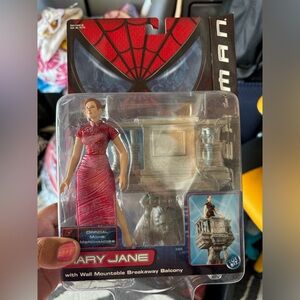 2002 Spider-man Movie Mary Jane Watson Figure In Box Toy Biz